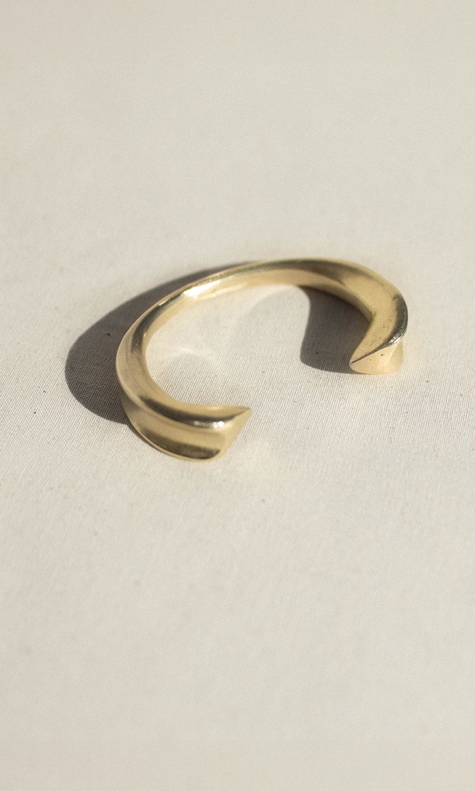 Pointed Brass Bangle