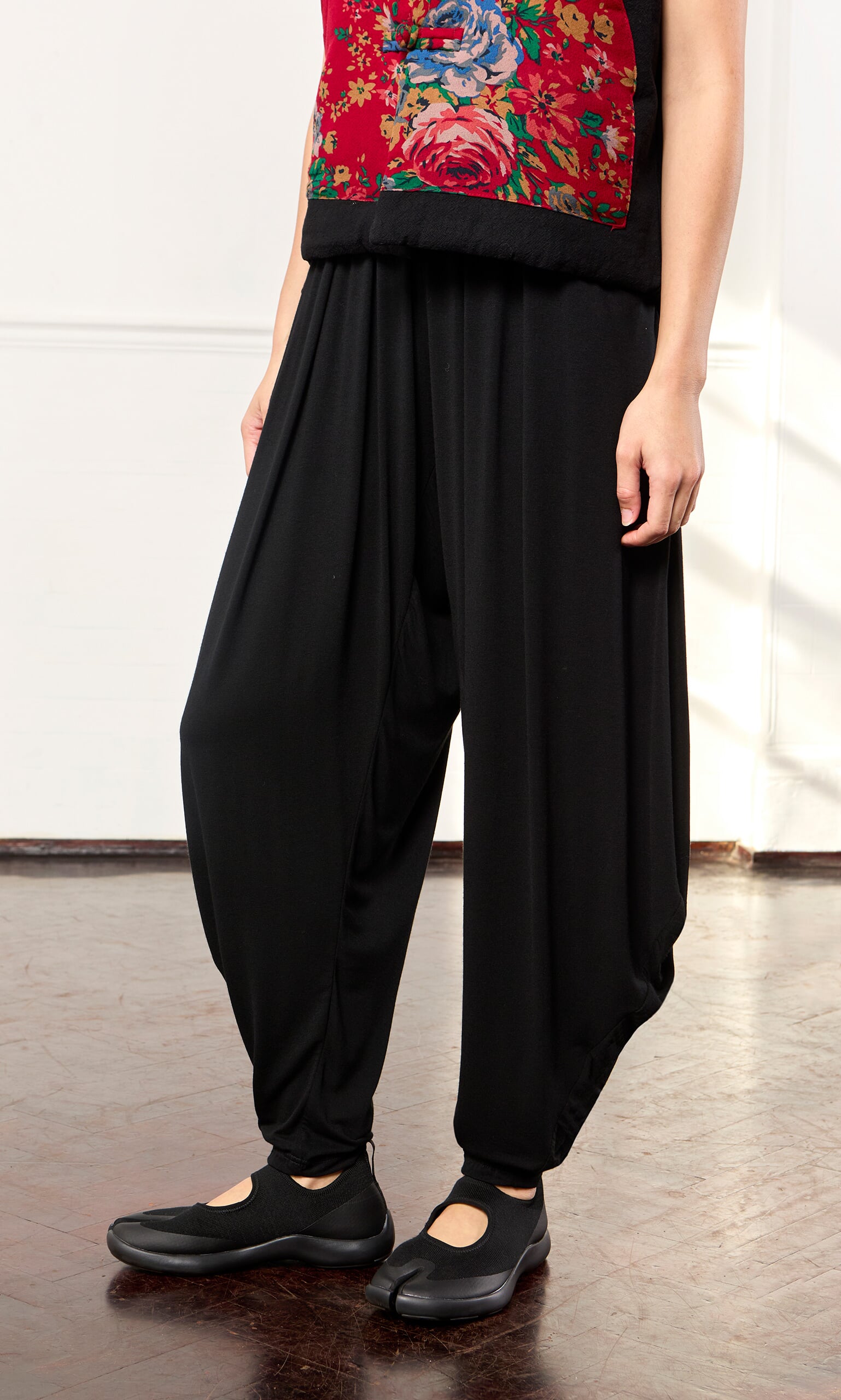 Polido Jersey Pants - Black