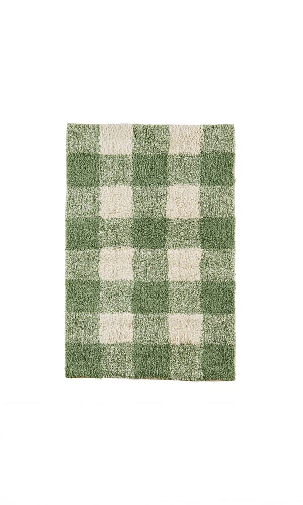 Tufted Bath Mat - Green 