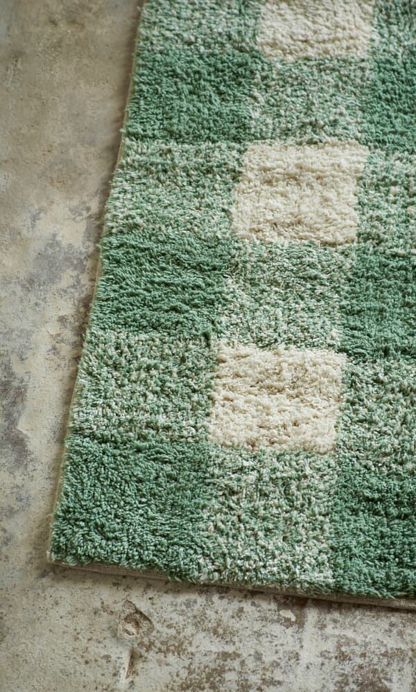 Tufted Bath Mat - Green 