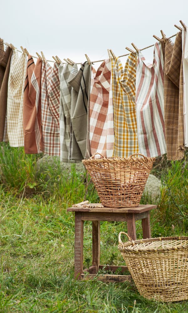 Mustard Check Table Cloth 