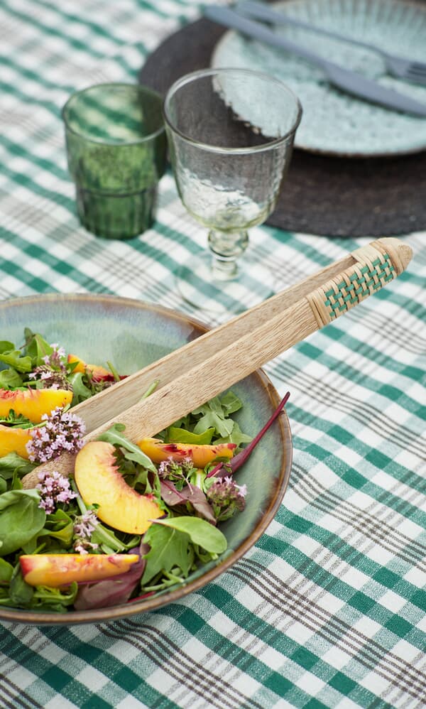 Fern Check Table Cloth 