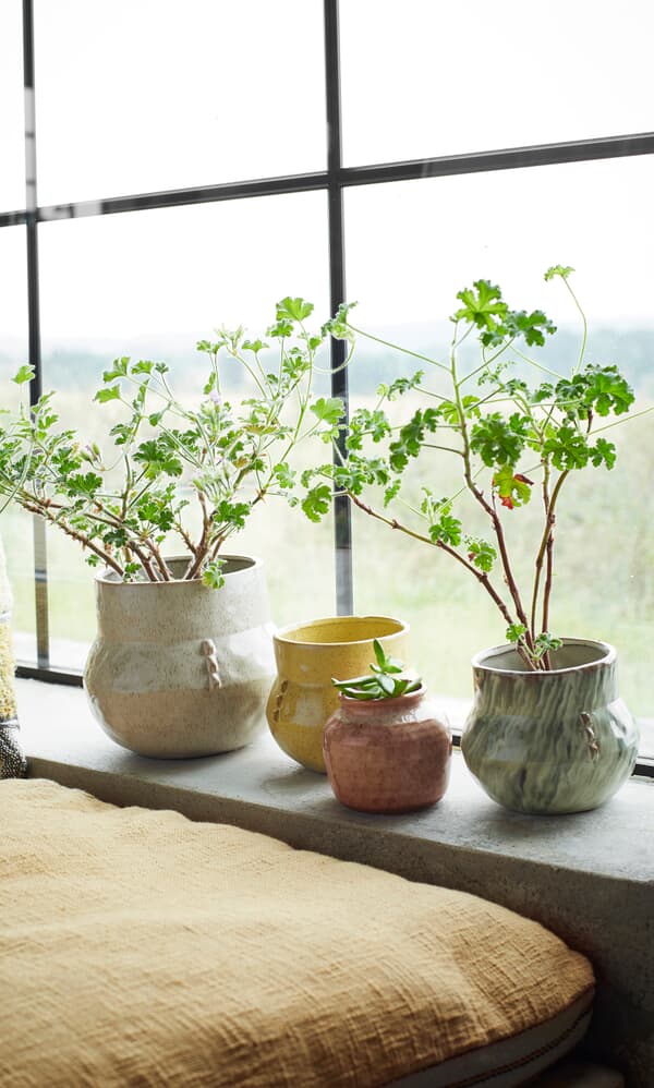 Stoneware Flower Pot 