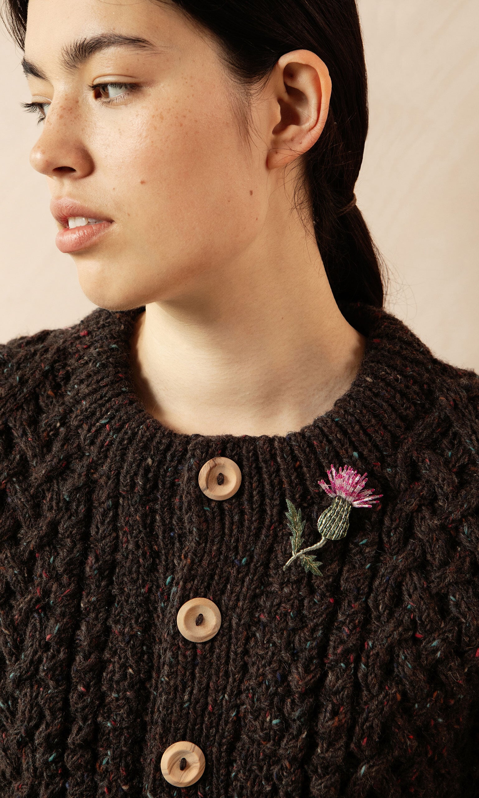 Thistle Brooch