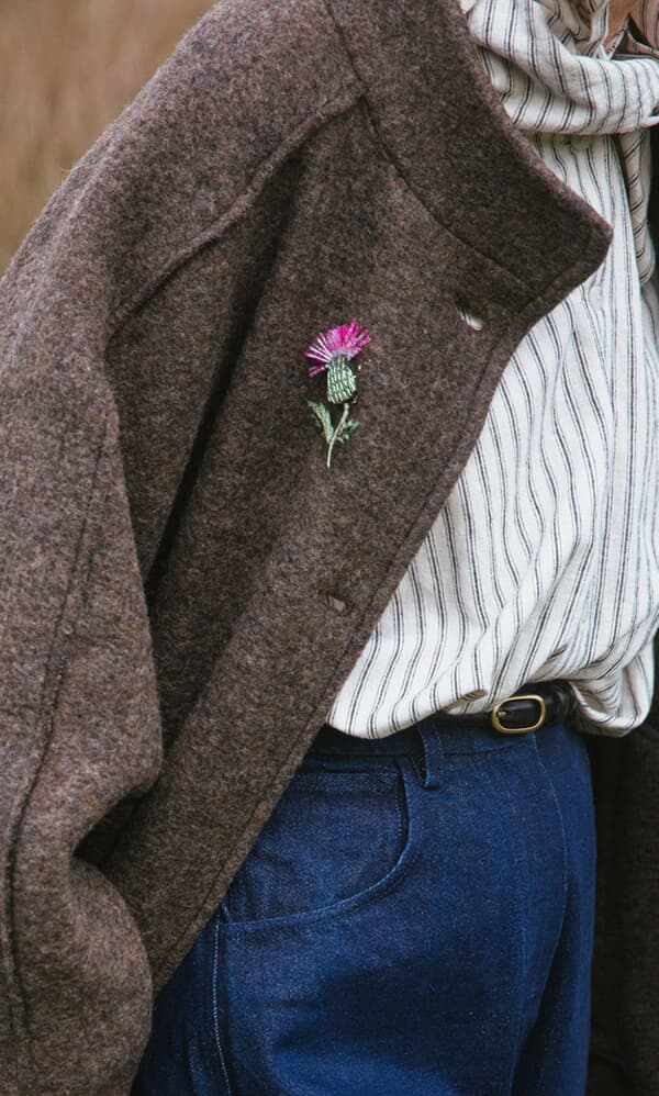 Thistle Brooch