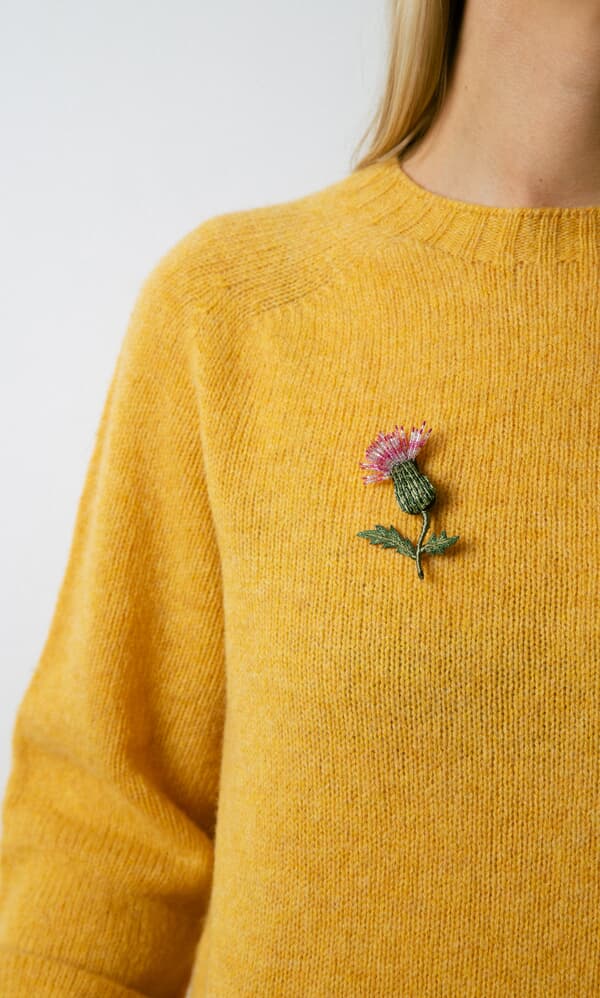 Thistle Brooch