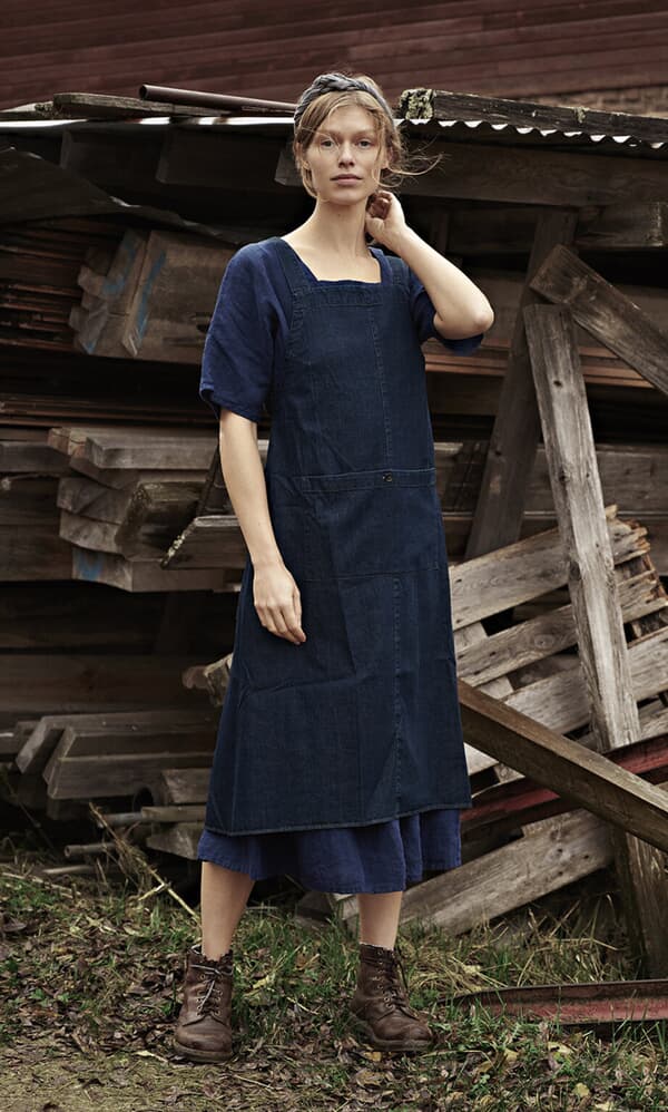 Linen Apron Dress