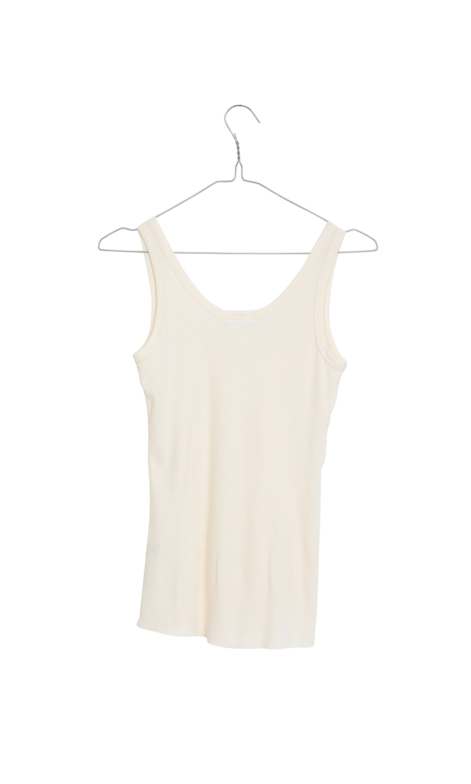 White Cotton Tank