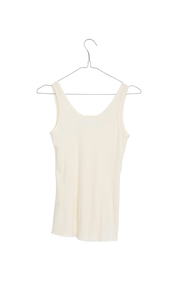 White Cotton Tank