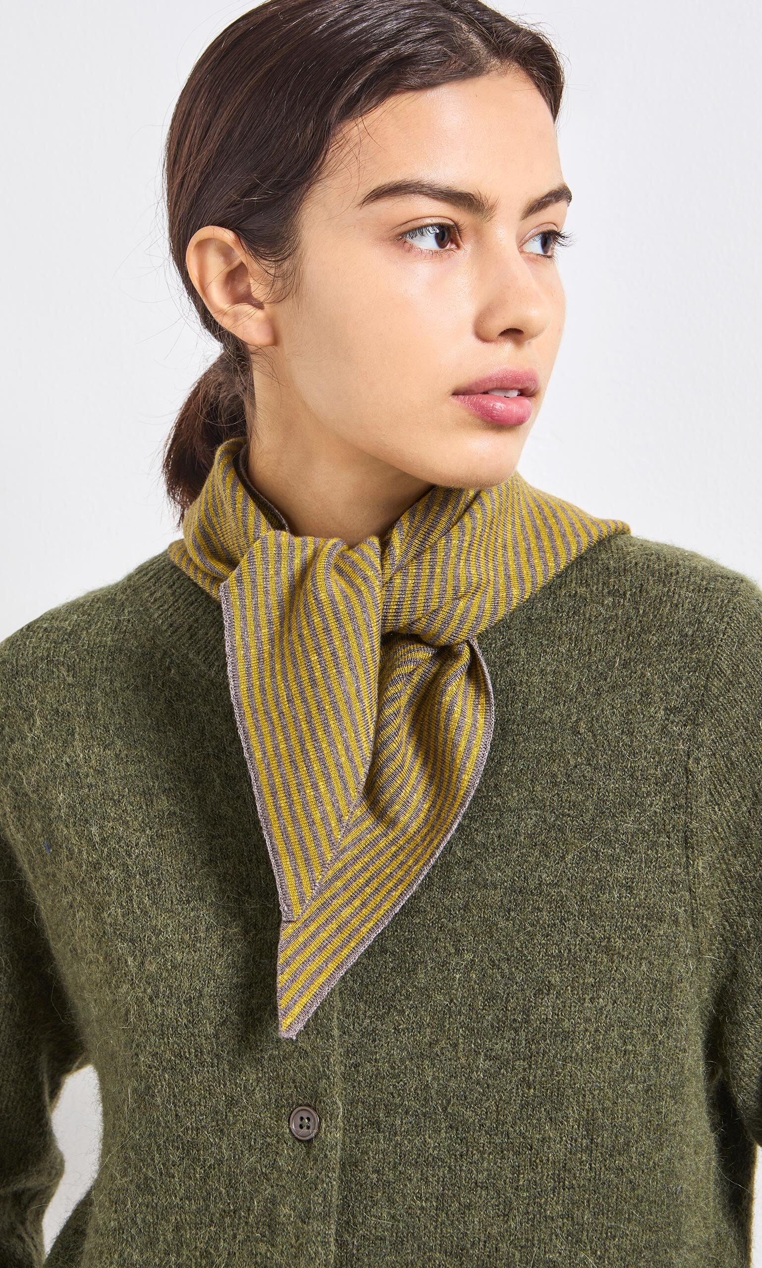 Olive Green Cardigan