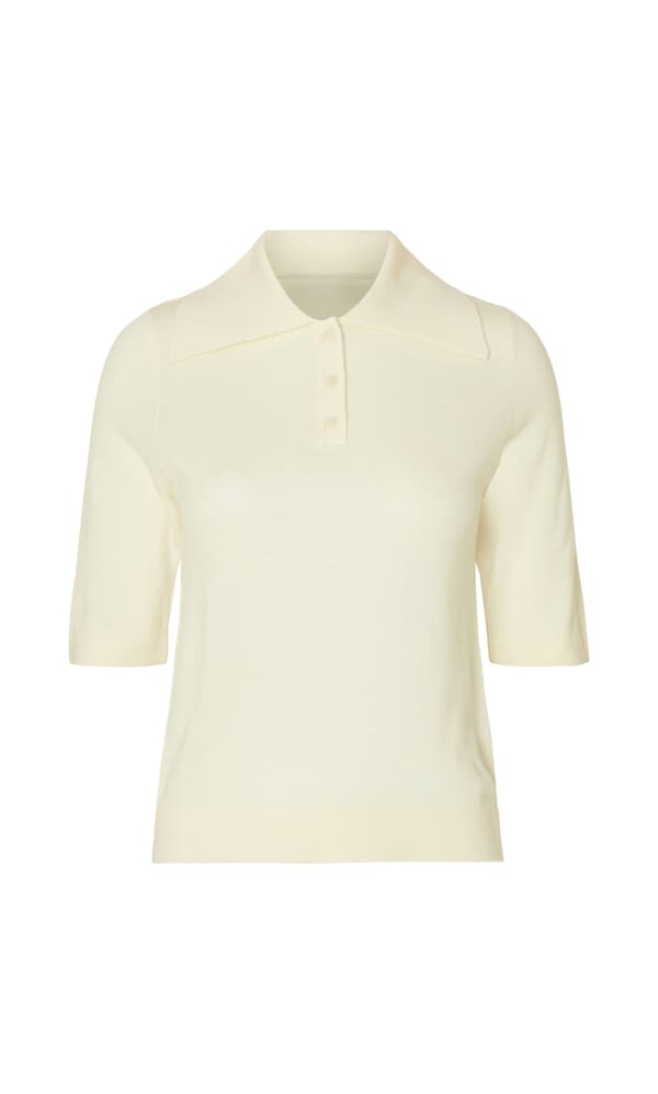 Merino Collar Top