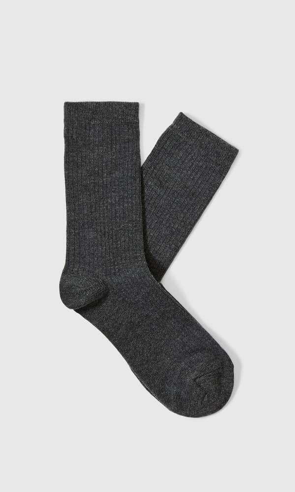 Grey Knitted Socks
