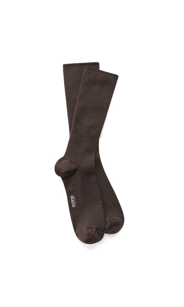 Peat Brown Socks