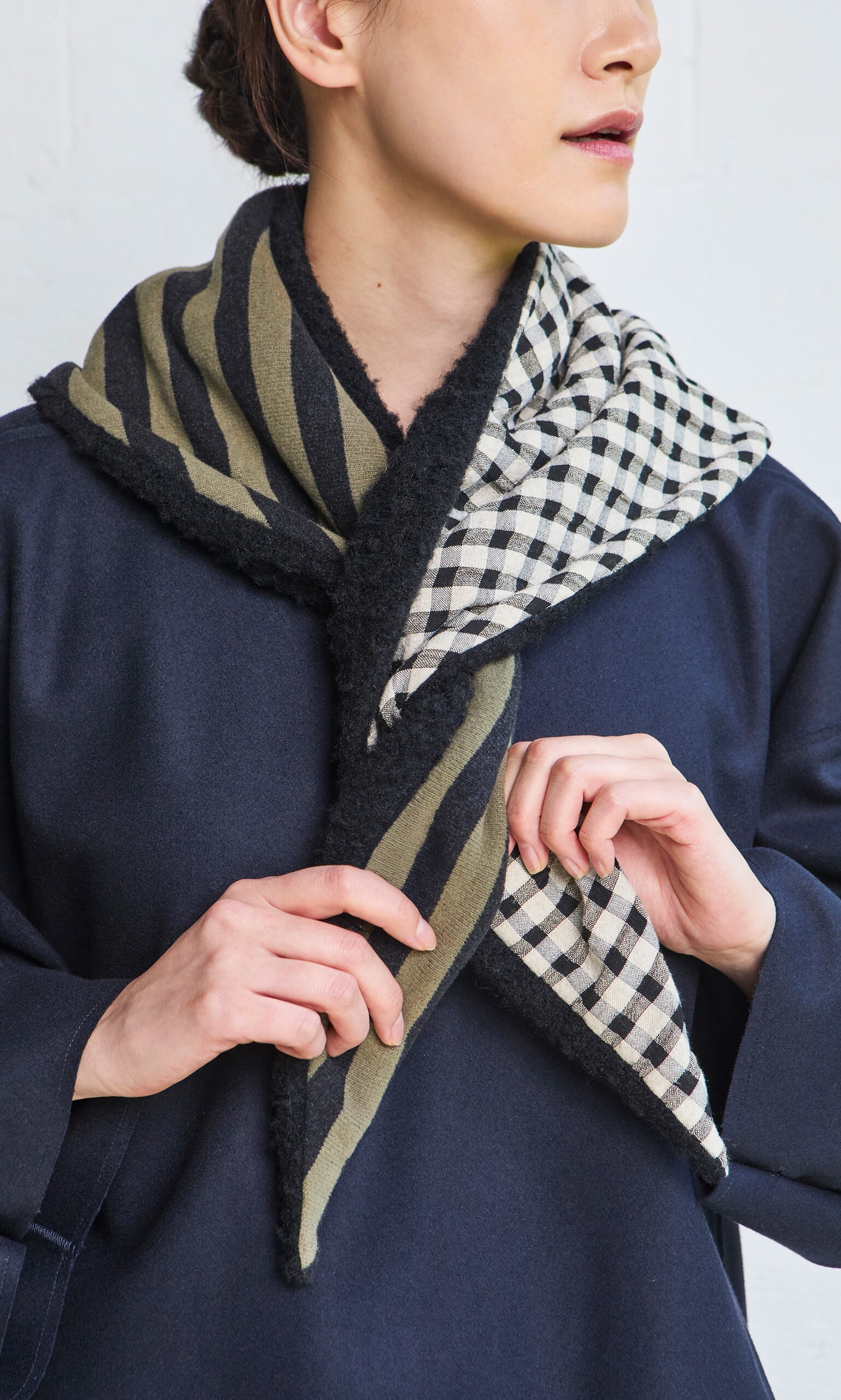 Gingham Patch Scarf