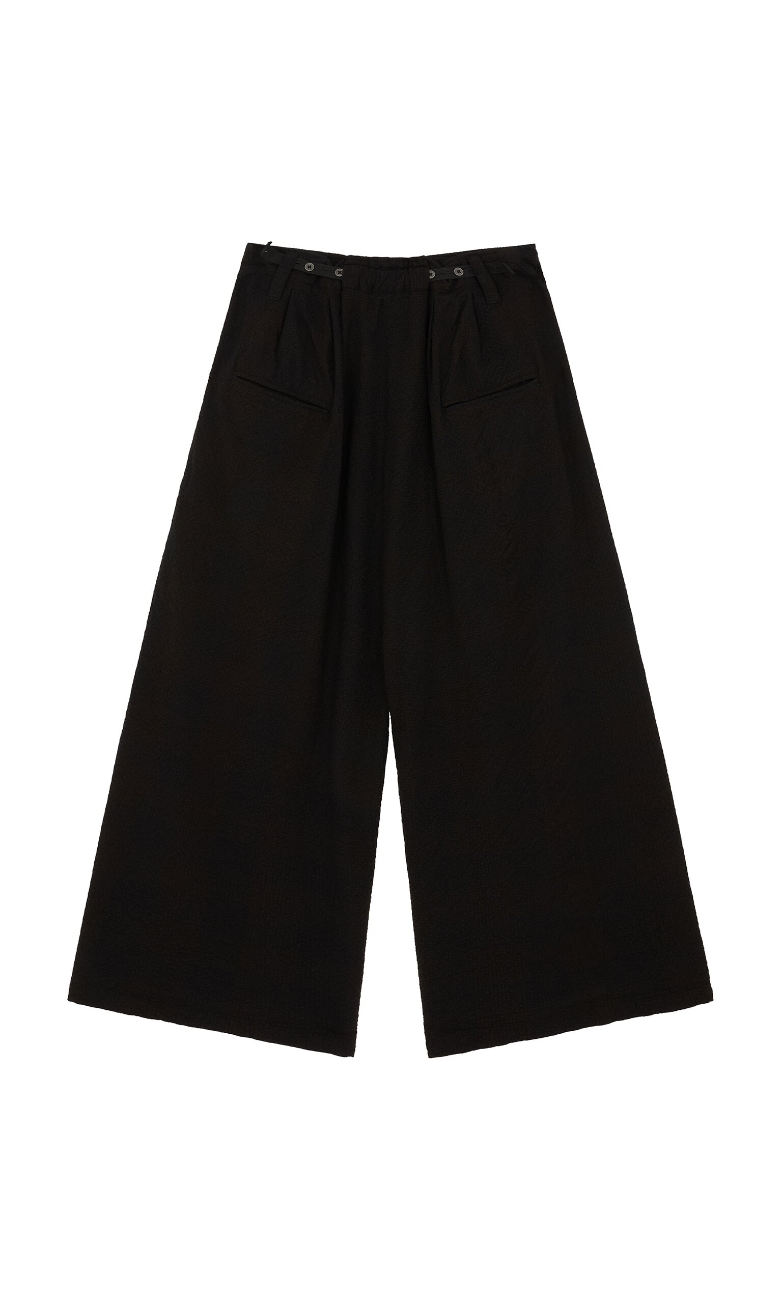 Black Buttoned Trousers