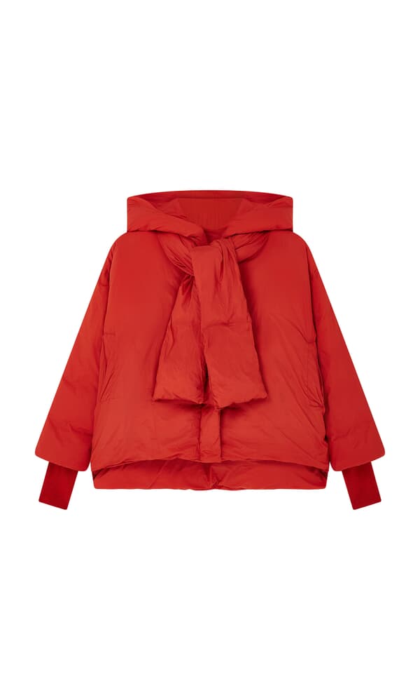 Red Puffer coat
