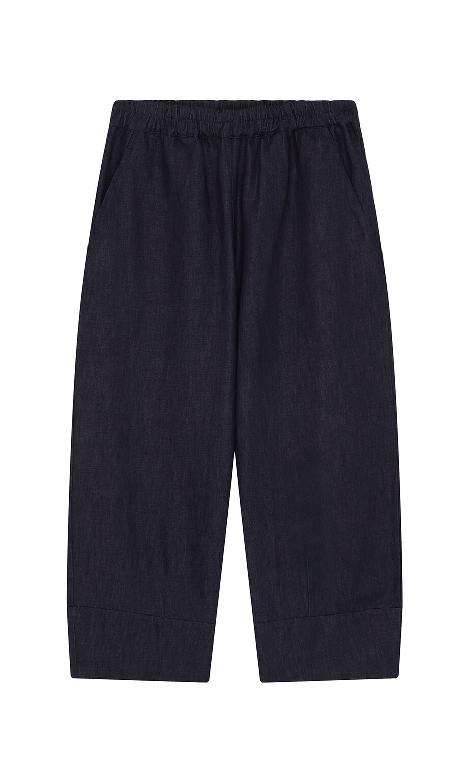 Tabbed Denim Pants