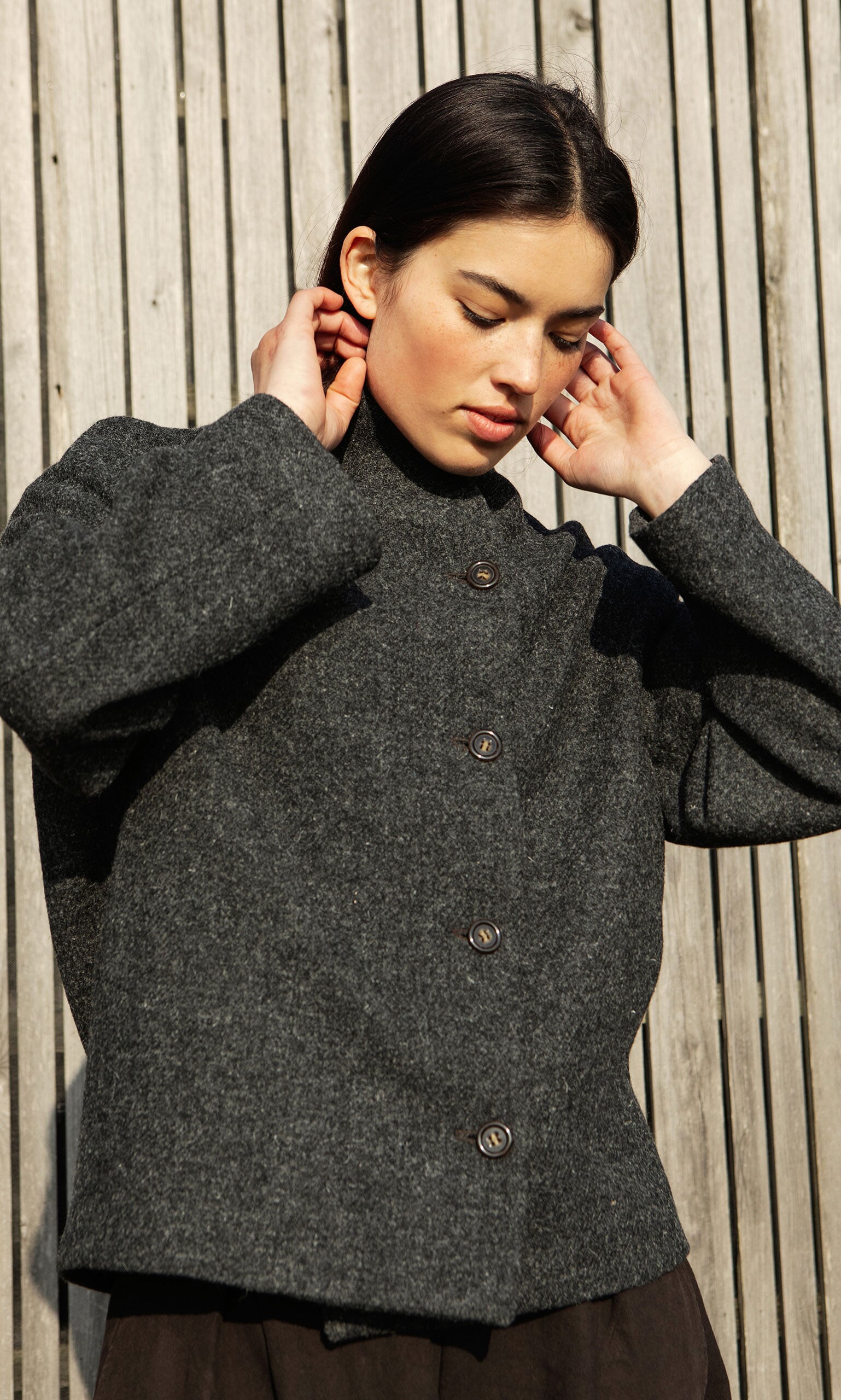 Wykes Grey Coat