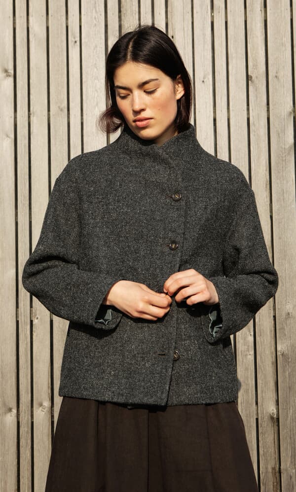 Wykes Grey Coat