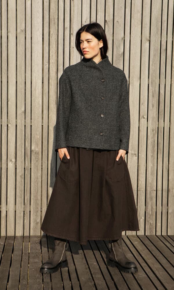 Wykes Grey Coat
