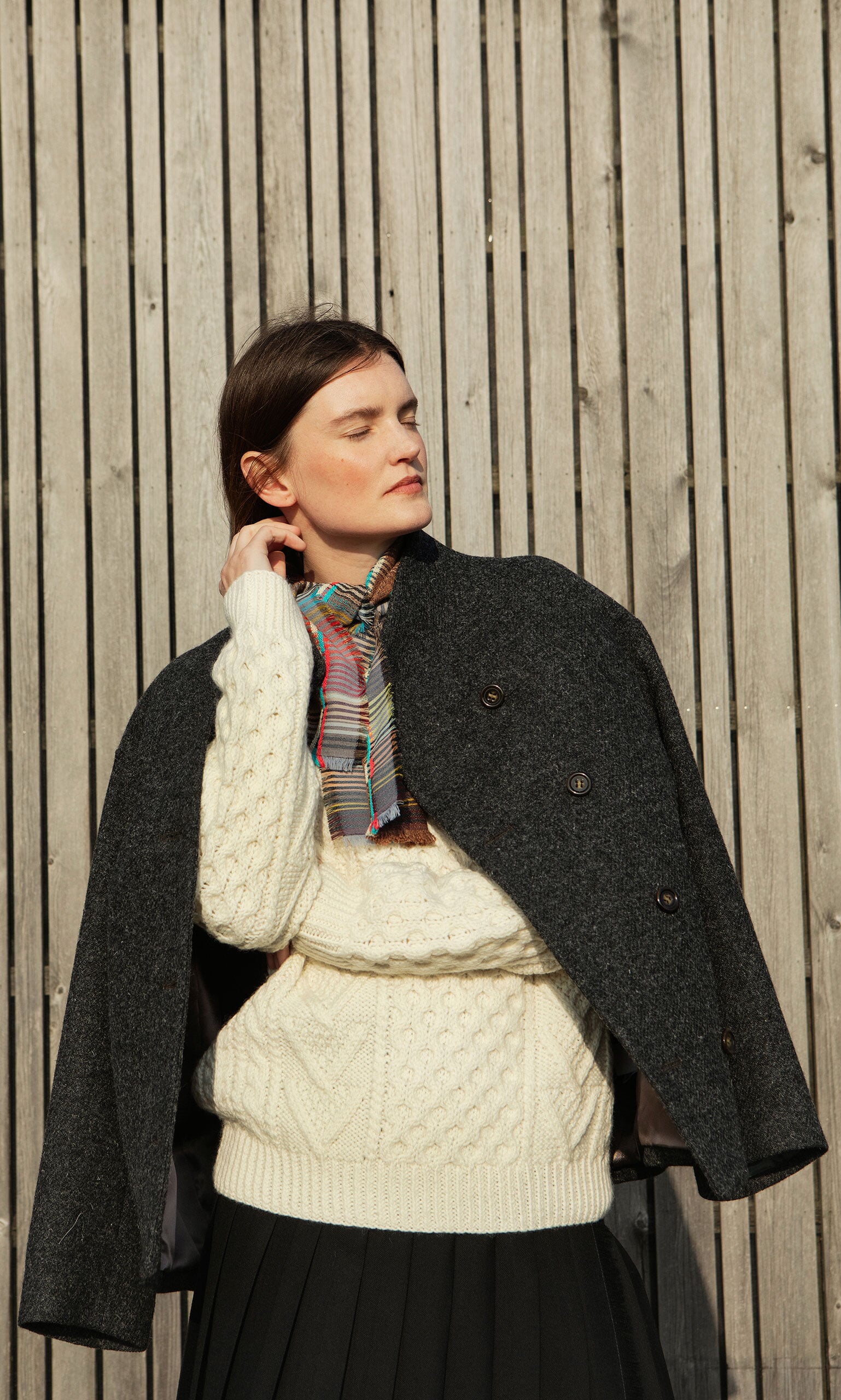 Wykes Grey Coat