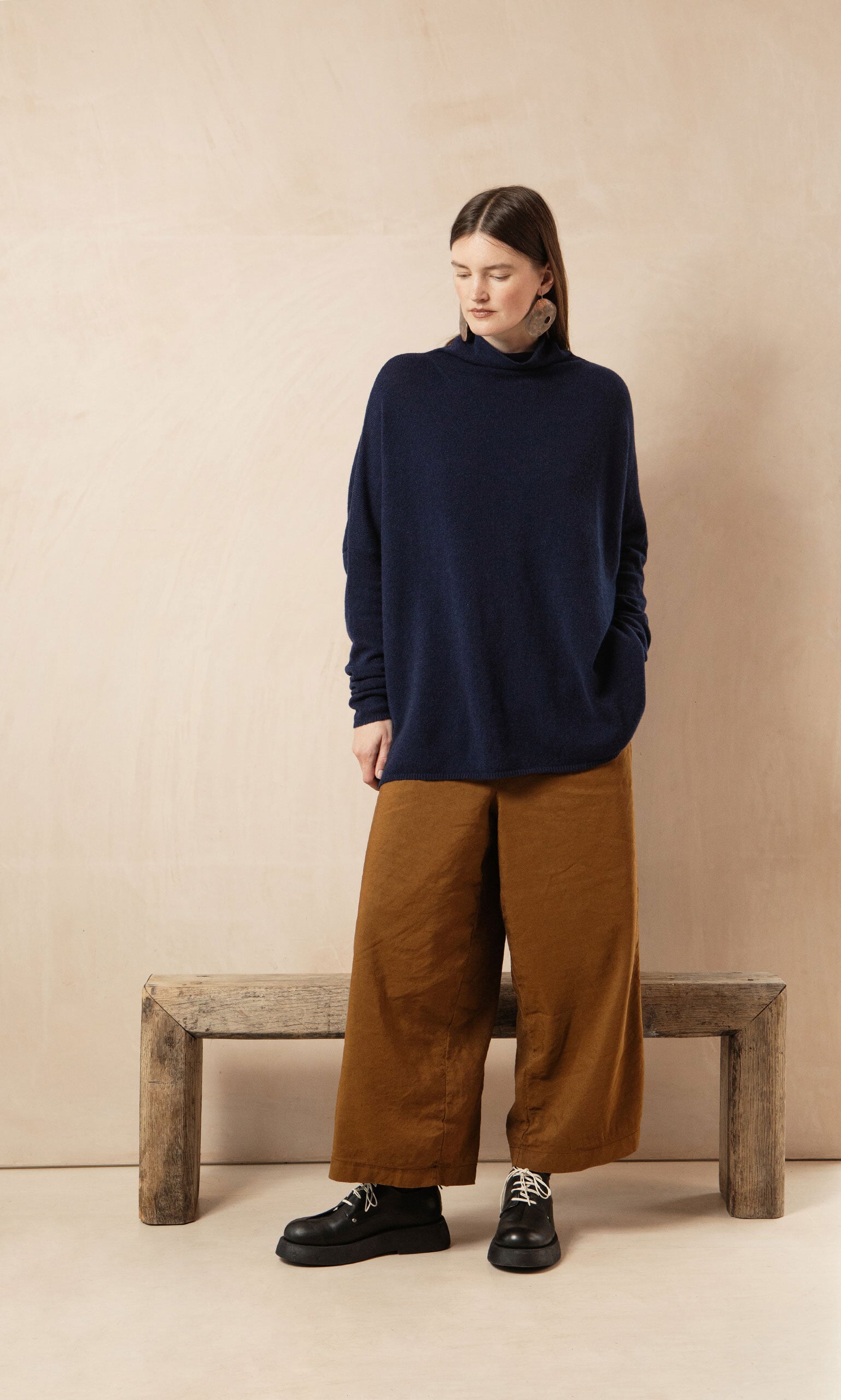 Navy Rollneck