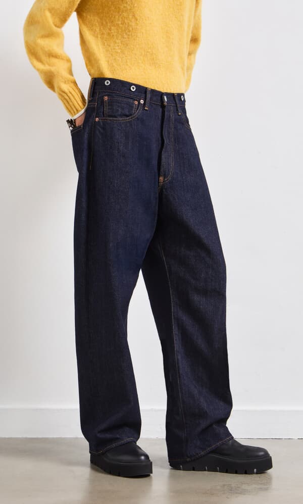 Raw Denim Jeans