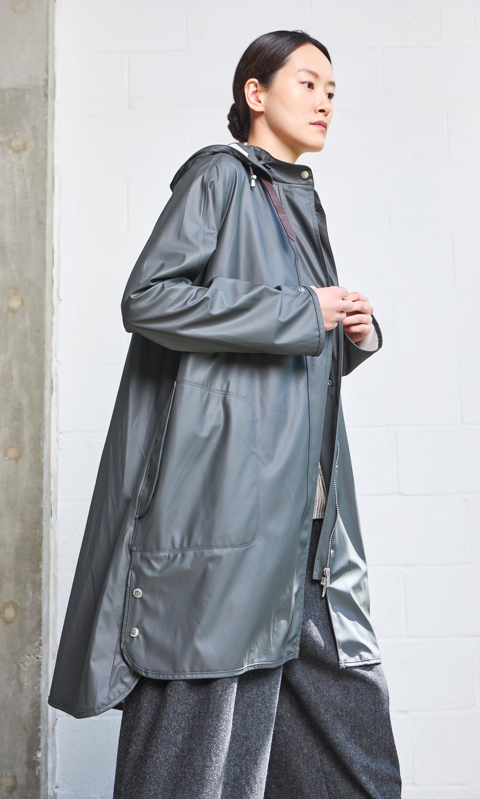 Dark Rain Coat