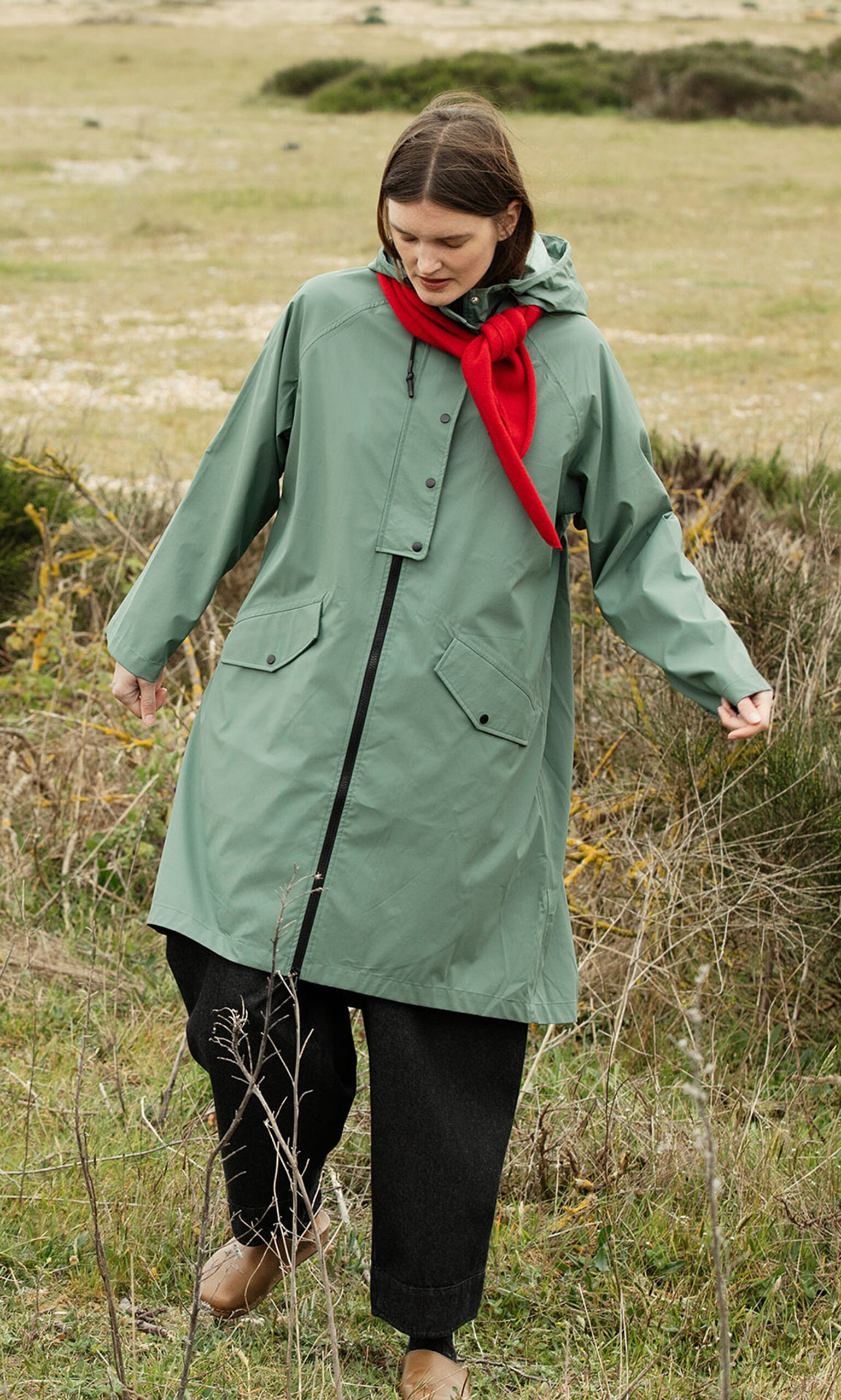 Duck Green Raincoat
