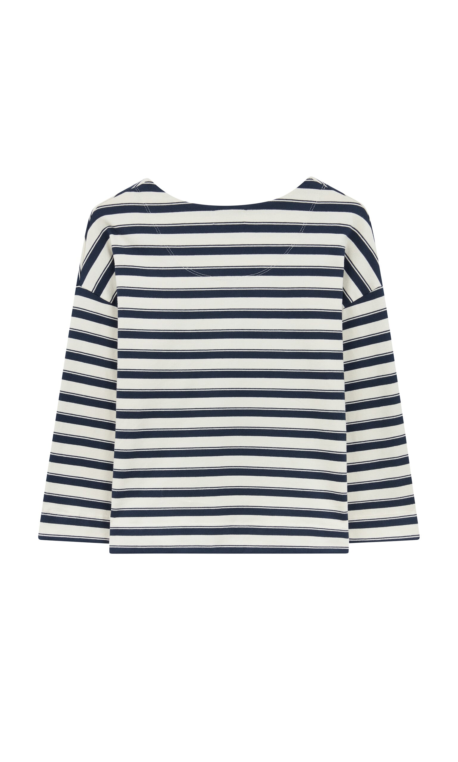 Navy Breton Top
