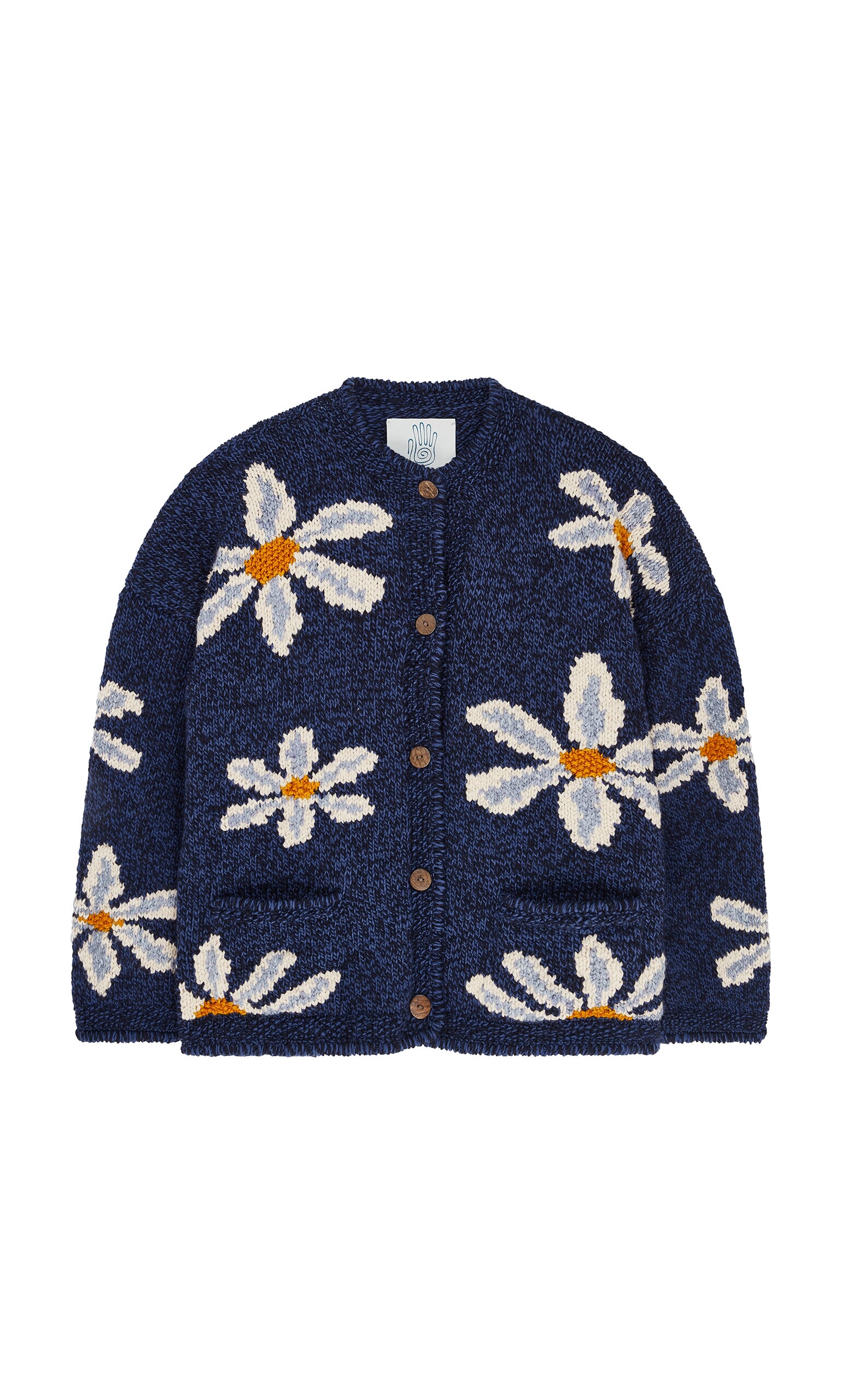 White Flower Cardigan