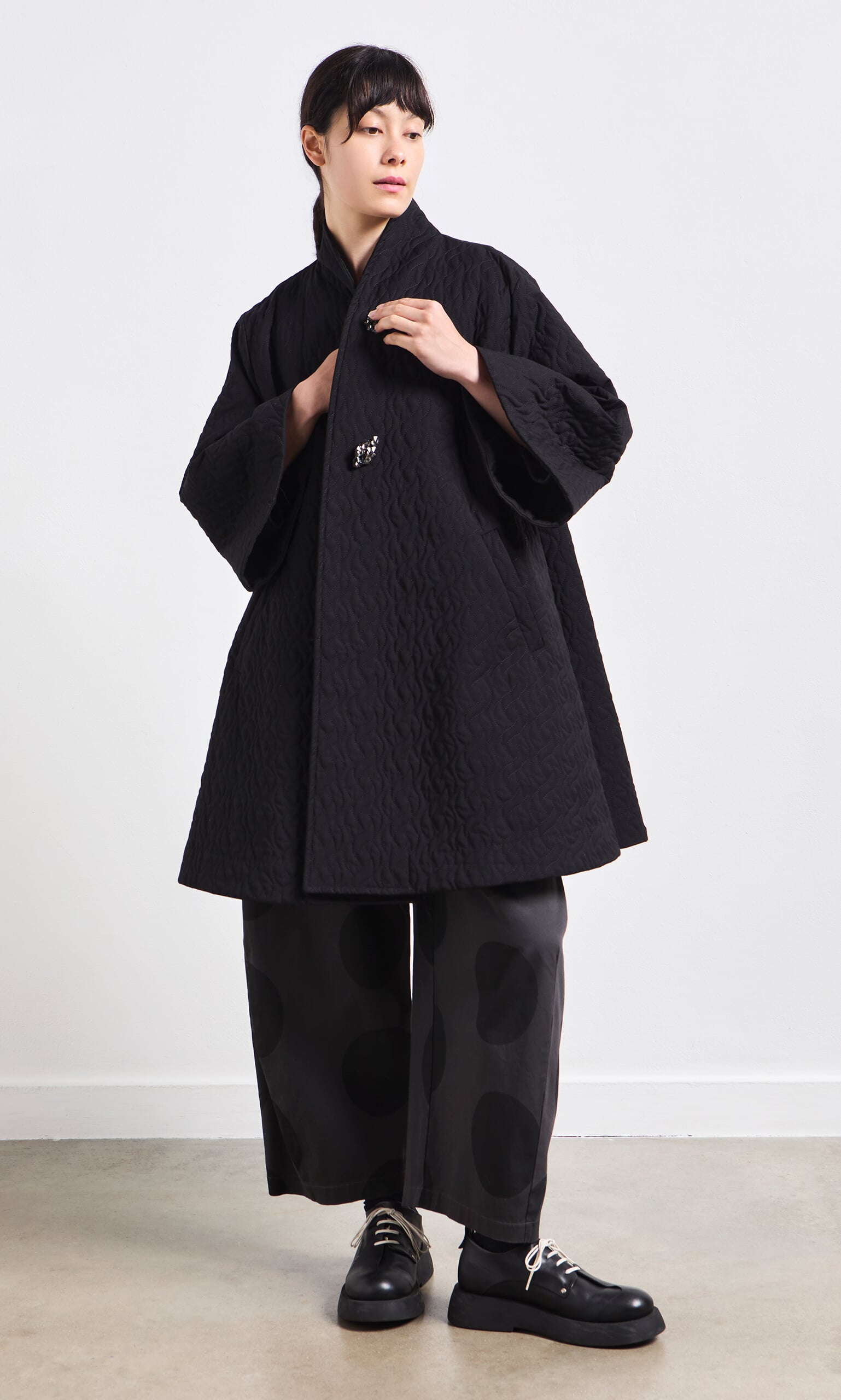 Opera Coat With Brooches