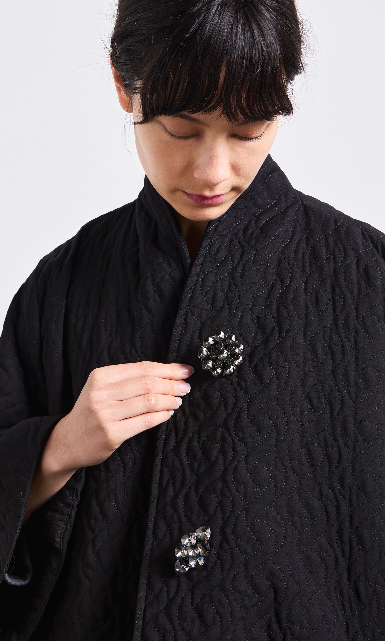 Opera Coat With Brooches