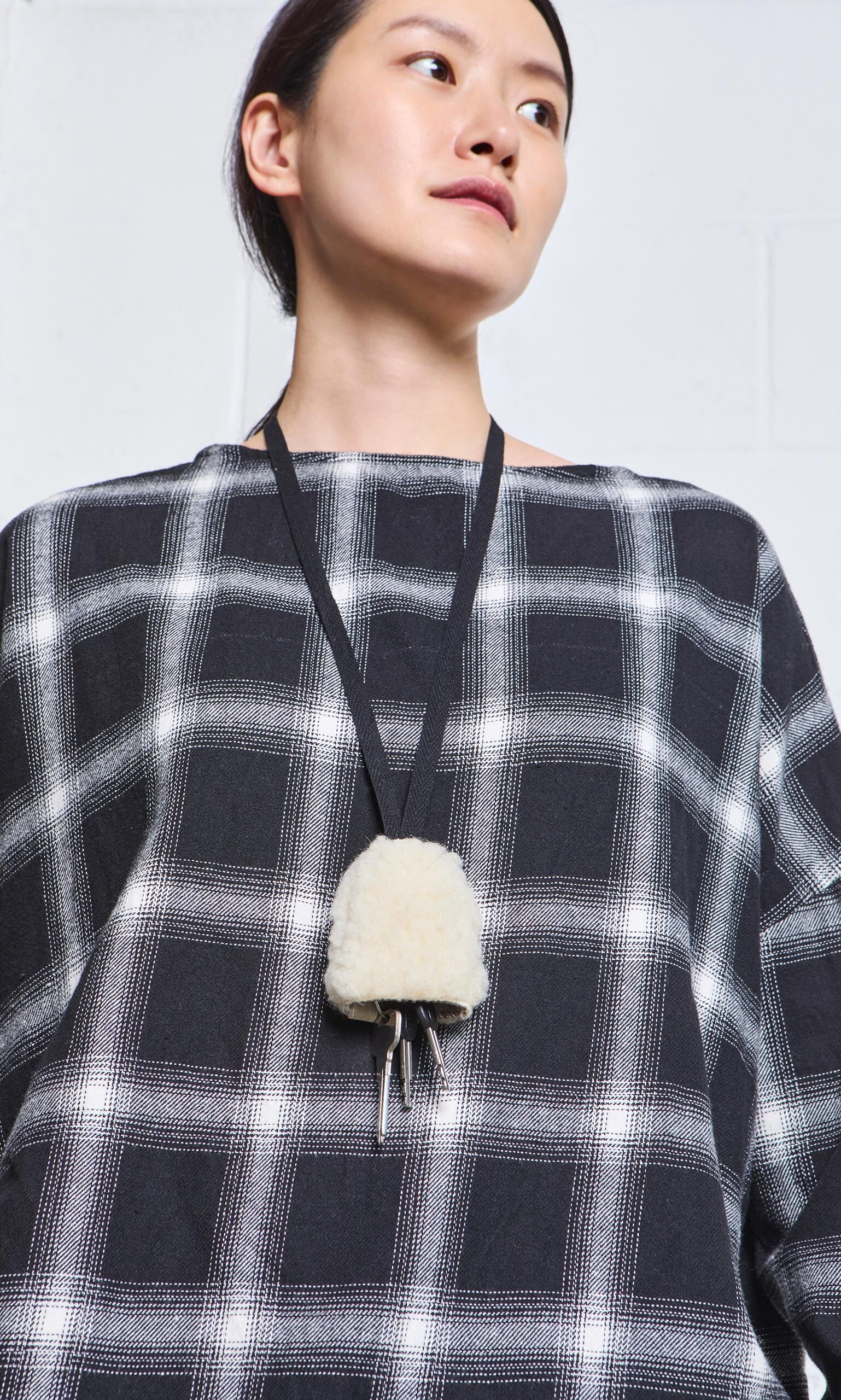 Shearling Keyholder
