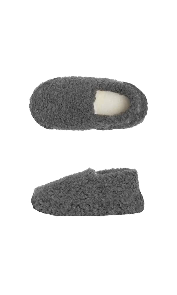 Wool Slippers - Graphite