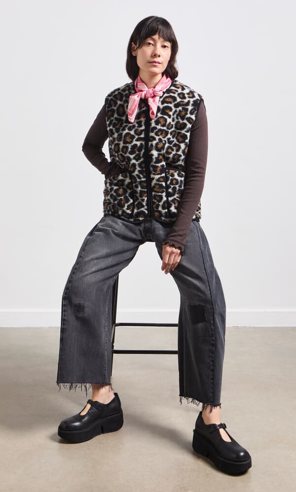 Snow Leopard Vest
