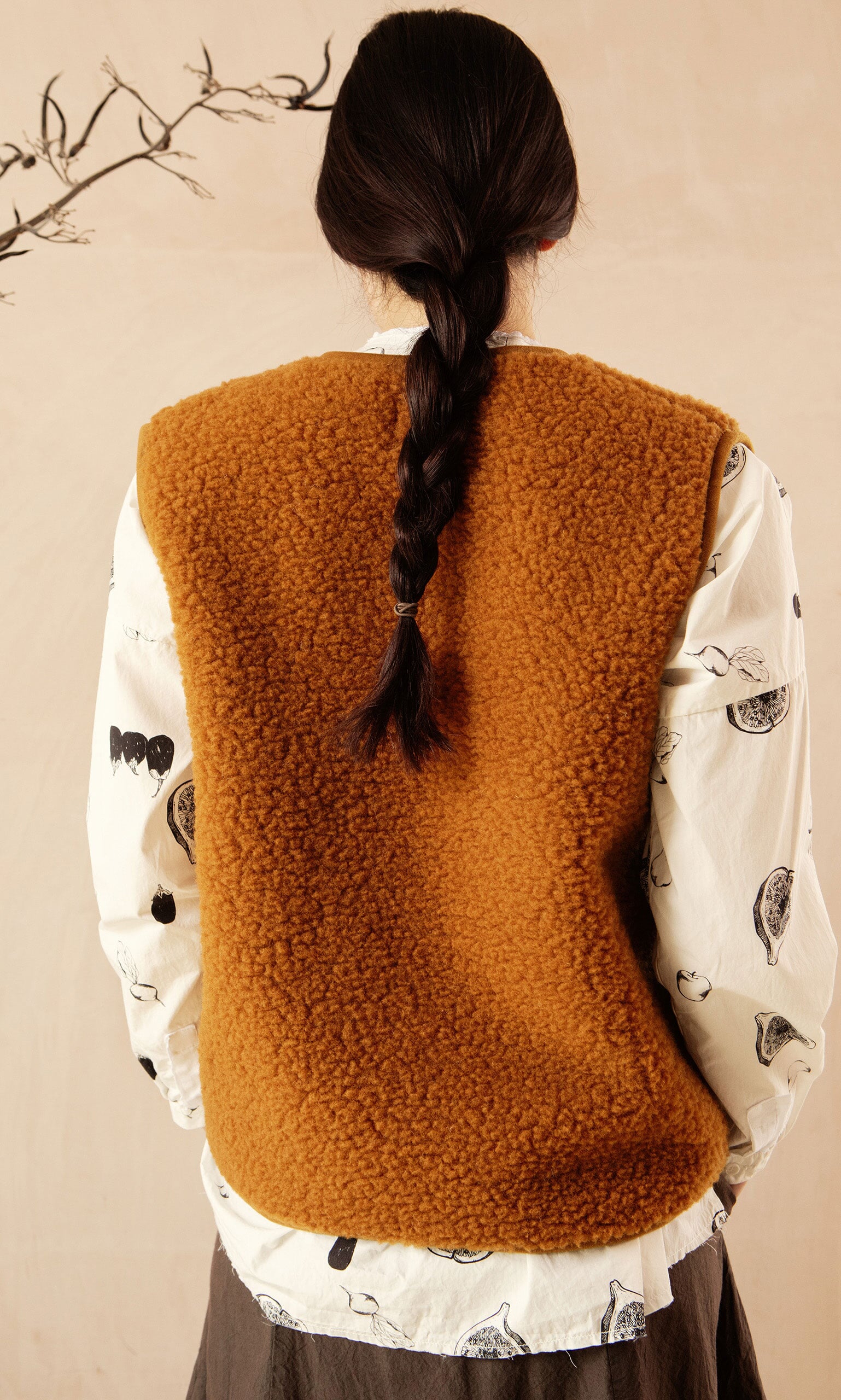 Cinnamon Wool Gilet