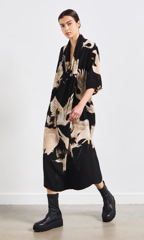 Stork Twist Dress