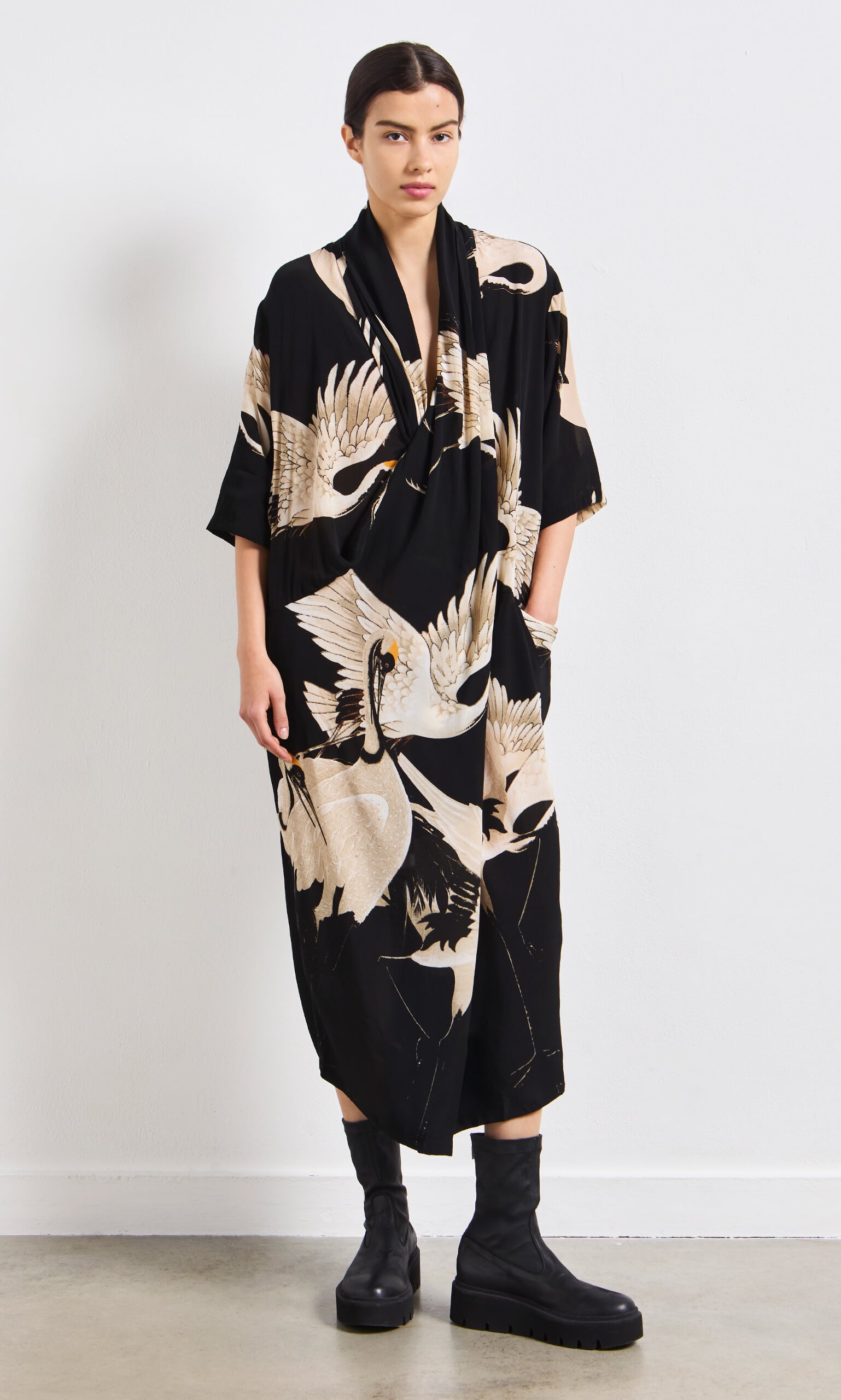 Stork Twist Dress