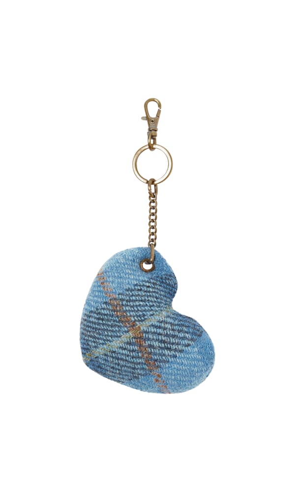 Blue Heart Bag Charm