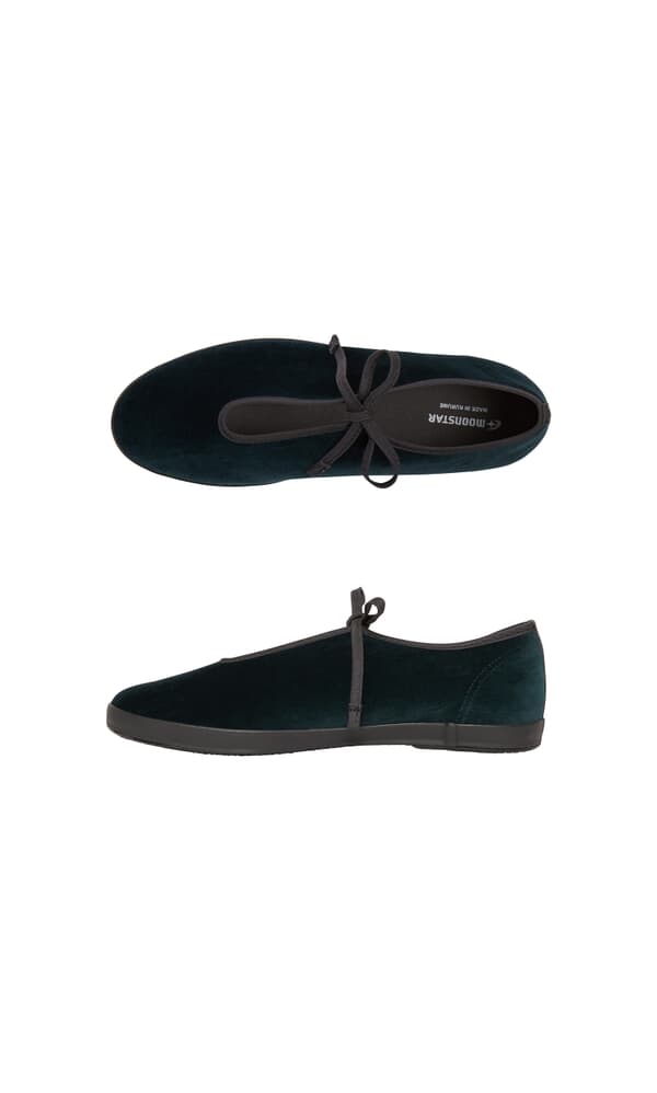 Velvet Prim Ballerinas
