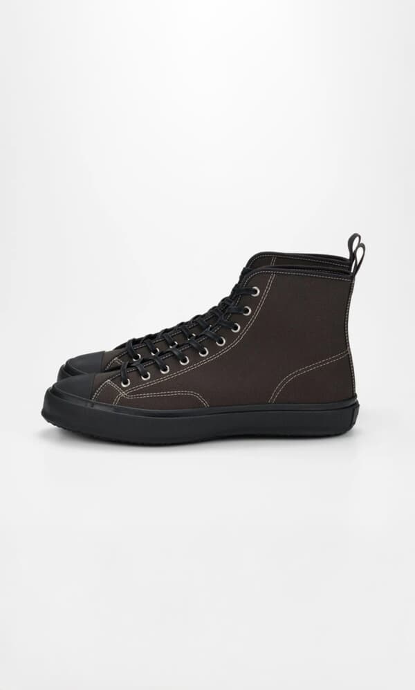High Top Trainers - Charcoal