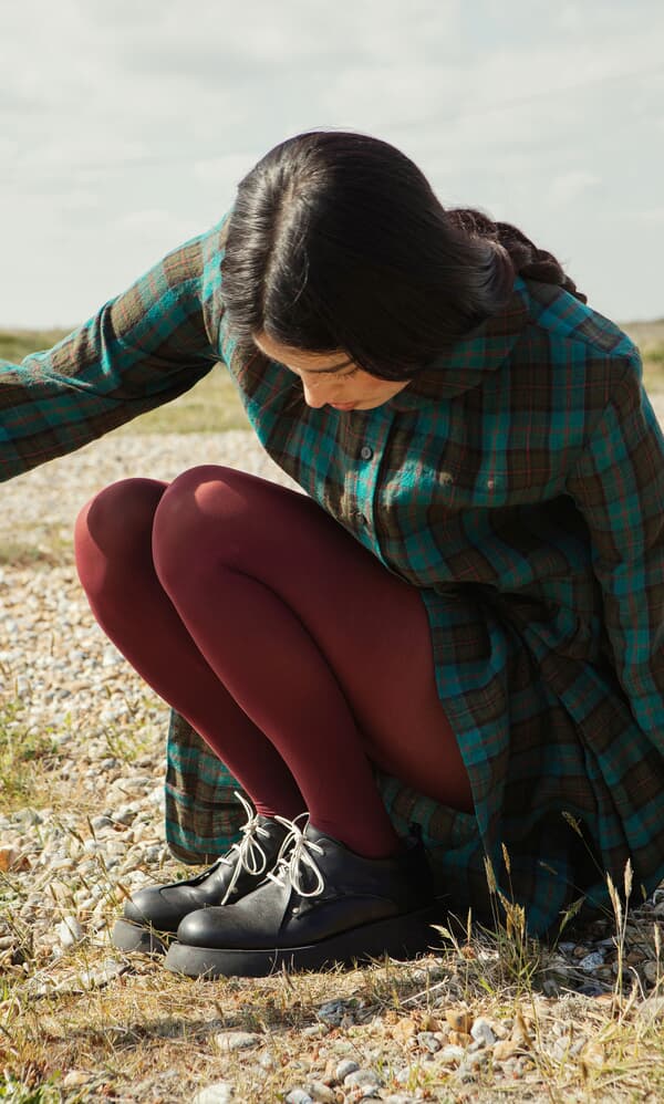 Deep Red Tights