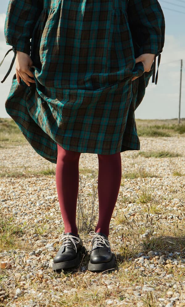 Deep Red Tights