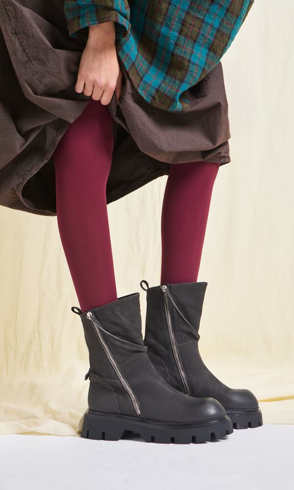 Deep Red Tights