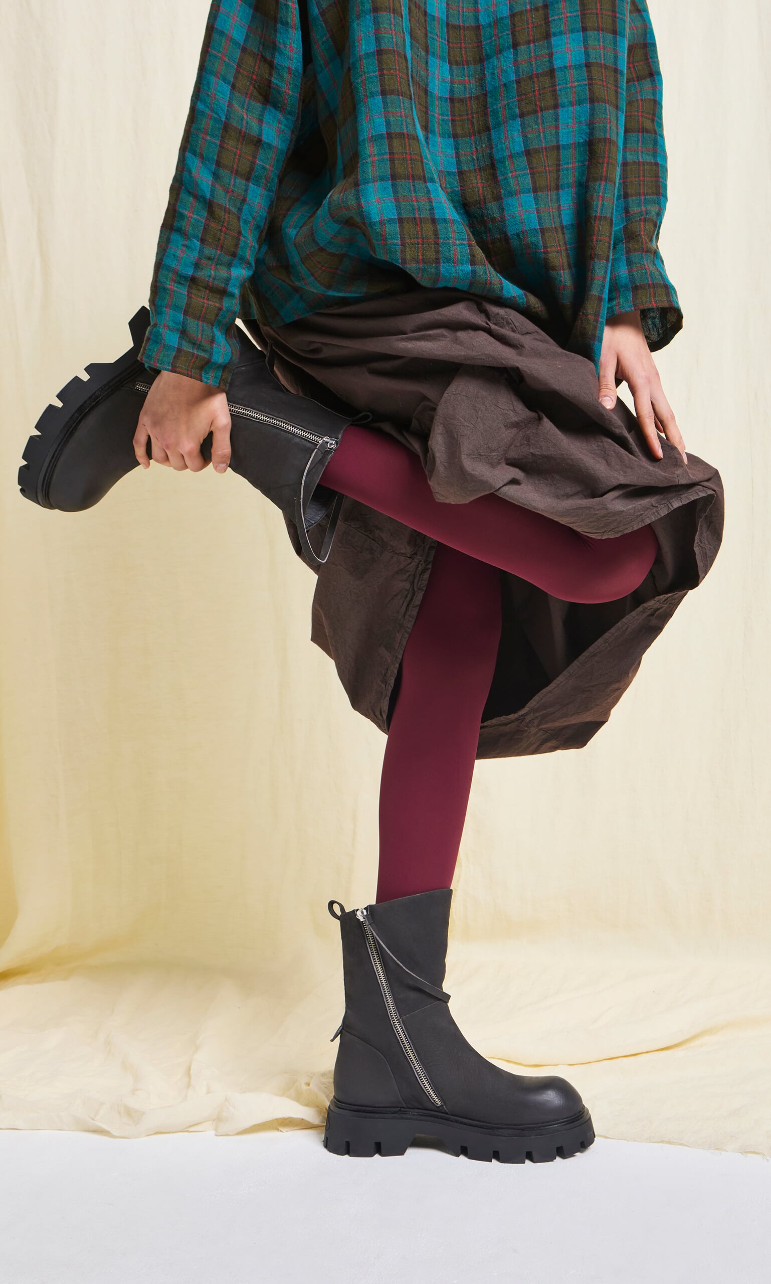 Deep Red Tights