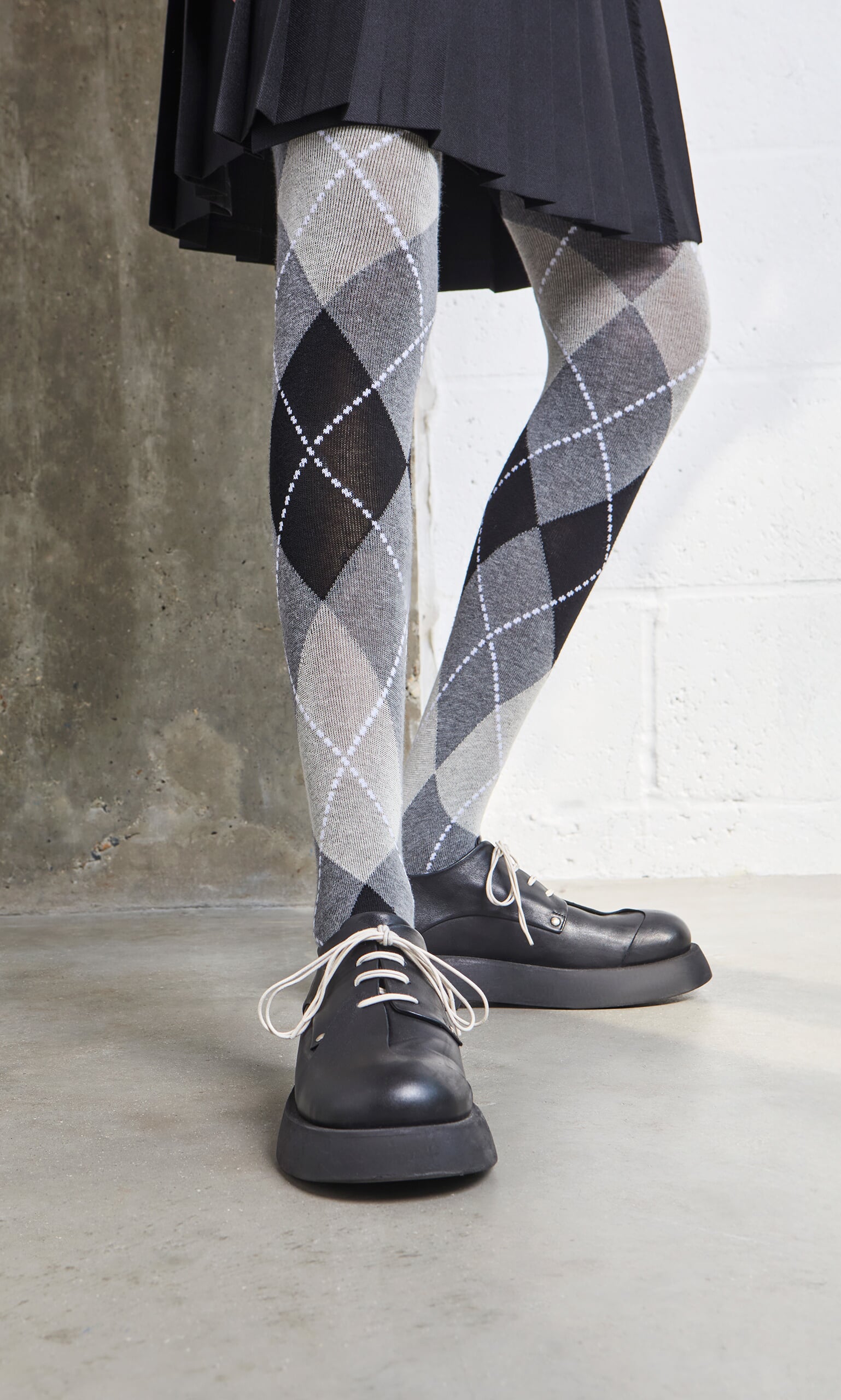 Grey Fog Tights