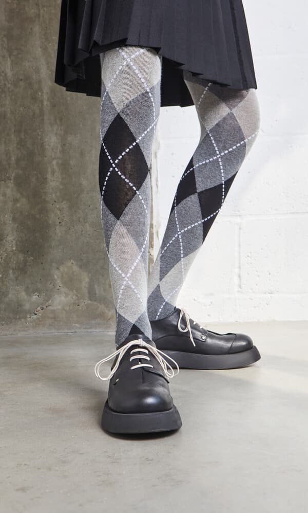 Grey Fog Tights