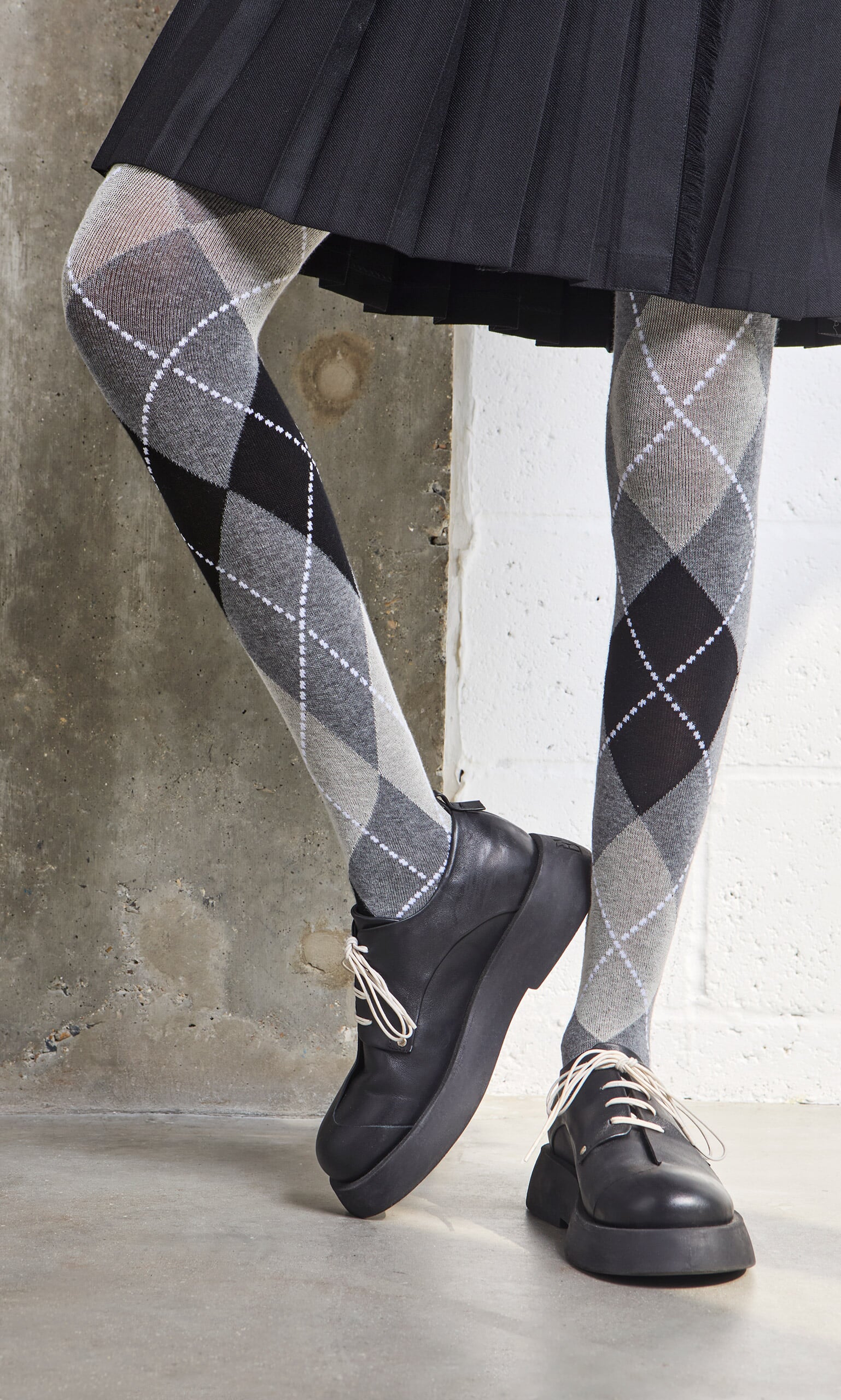 Grey Fog Tights