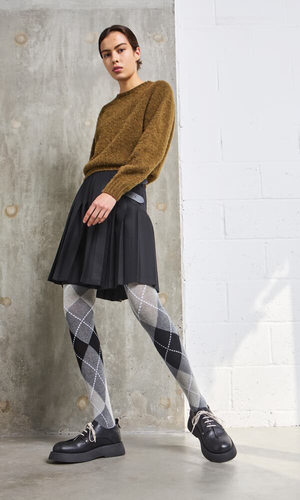 Grey Fog Tights